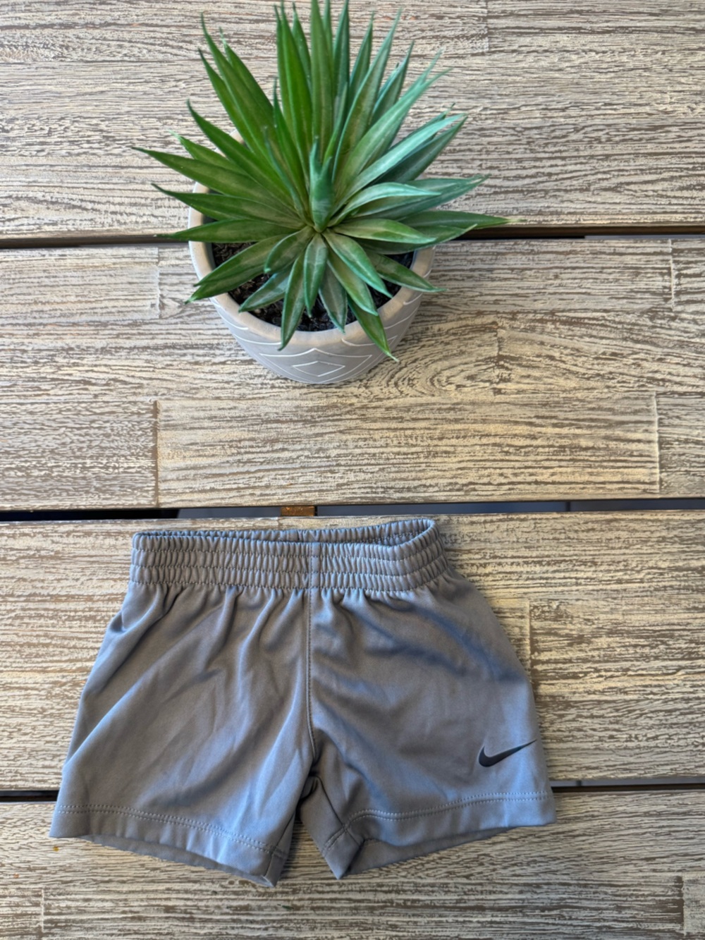 Baby Nike Gray Athletic Shorts, Size 6 months